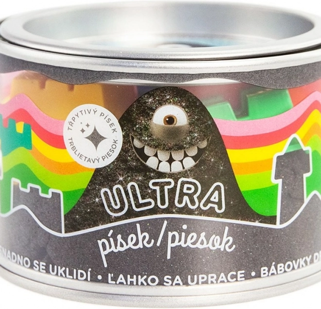 Ultra sable avec paillettes 200 g – noir