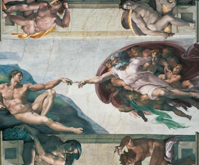 Puzzle Ravensburger Michelangelo: La Création d'Adam