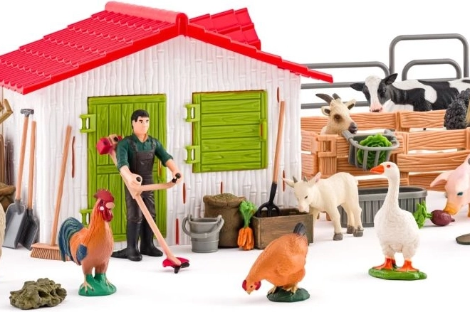 Faunica Bauernhof mit Tieren – Spielset