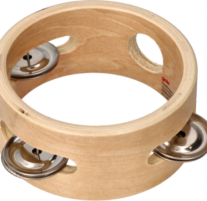 Tambourine Goki with 3 Cymbals without Membrane