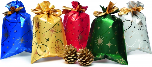 Cellophane Bag Stars 25x40 cm