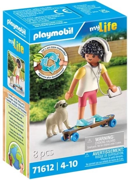 Set of Playmobil Figures: Boy with Dog