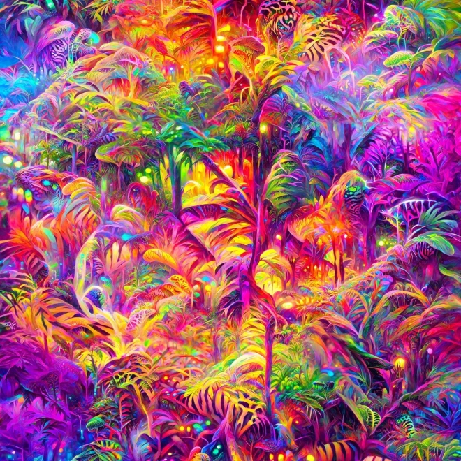 Geniet puzzel Tapijt van de jungle 1000 stukjes