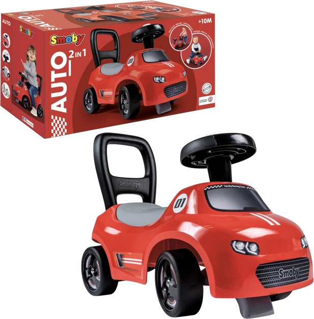 SMOBY roter Rutscher mit Hupe