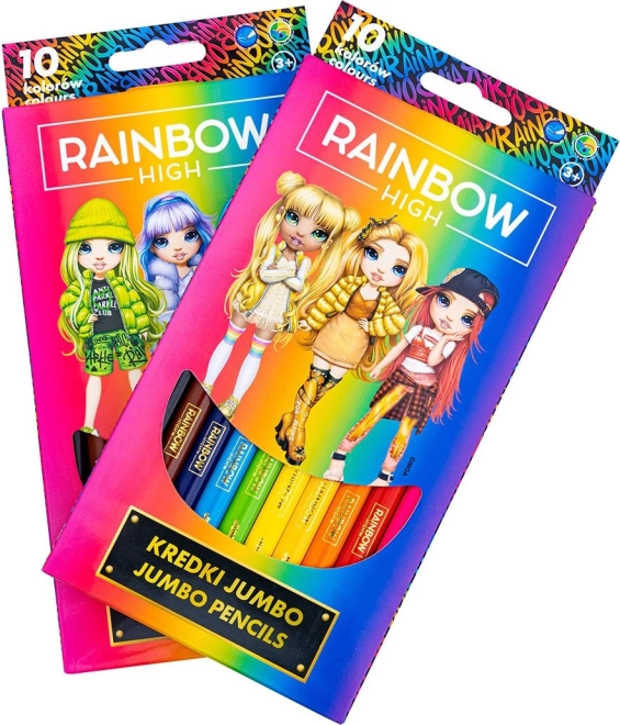 Kleurpotloden JUMBO ASTRA Rainbow High 10 stuks