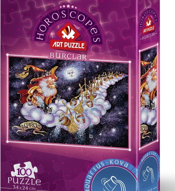 Puzzle Signe du Zodiaque Verseau 100 pièces
