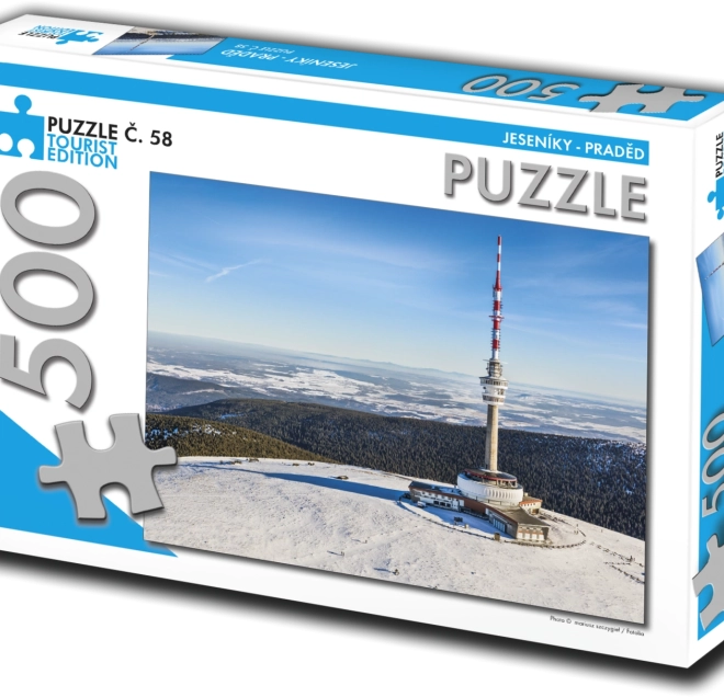 Puzzel Jeseníky, Praděd 500 stukjes