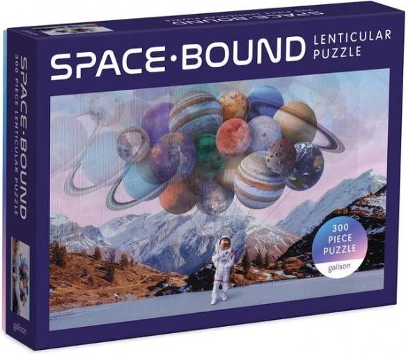 Veranderende puzzel Op naar de ruimte 300 stukjes
