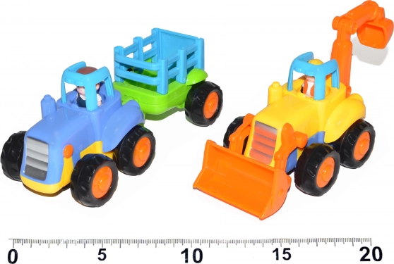 Tracteur ou pelleteuse à inertie 16 cm