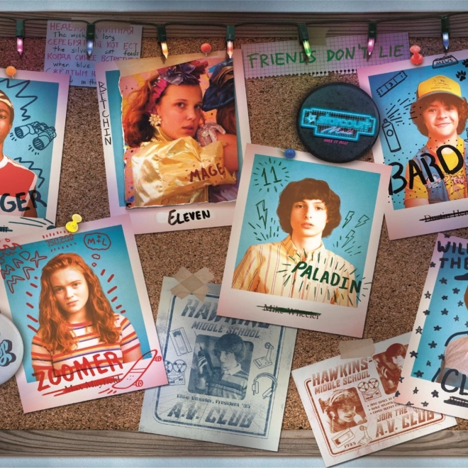 Puzzel 1000 stukken Compact Stranger Things