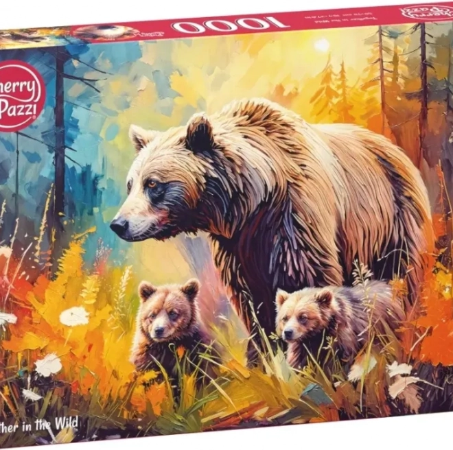 Puzzle CHERRY PAZZI Gemeinsam in der Wildnis 1000 Teile