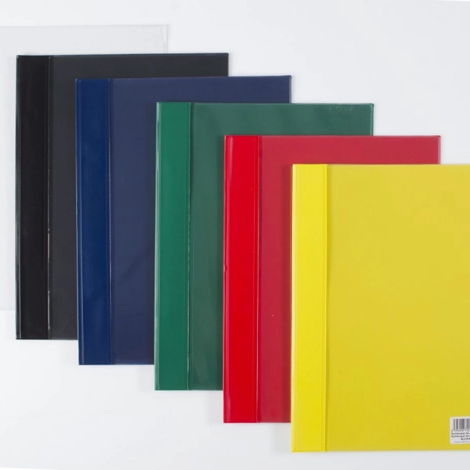 Schnellhefter A4 aus PVC mit Vordertasche
