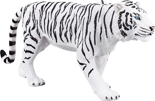 Realistische figuur van een witte tijger
