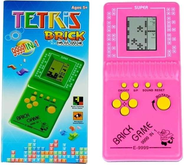 Jeu électronique de poche TETRIS – rose