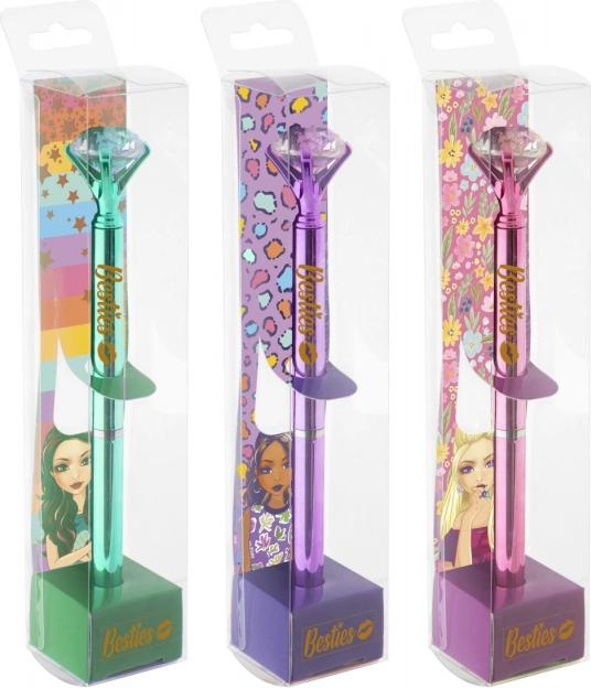 Besties Ballpoint Pen with Diamond