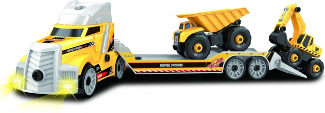 Schroefbare auto-trekker met bouwmachines 62 cm