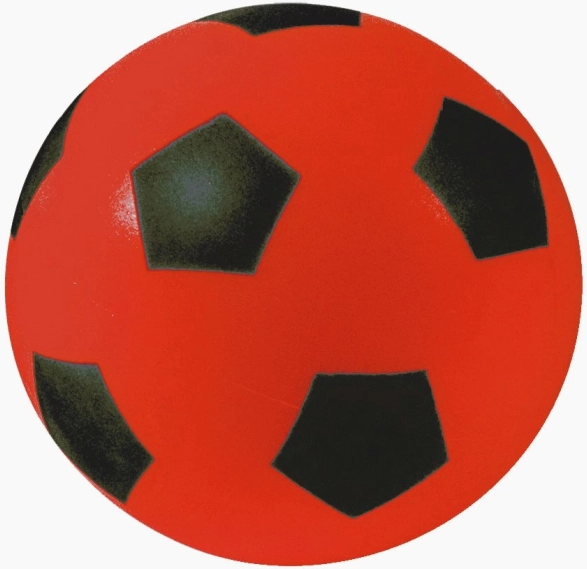 Soft foam ball Androni 19.4 cm – red