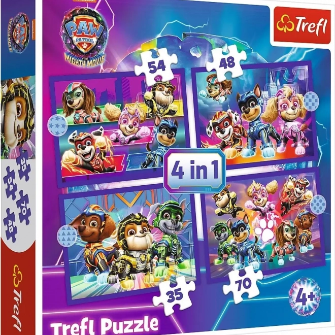 Puzzle Pat'Patrouille 4 en 1
