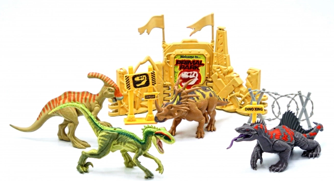 Primal Clash! Fighting Dinosaur Set 17 cm