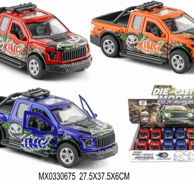 Voiture de jeu 1:32 avec fonction tirez et partez