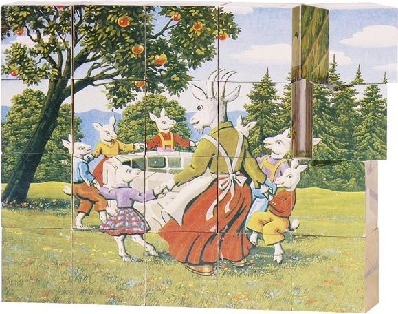 Goki Holzwürfel Märchen 20 Stk