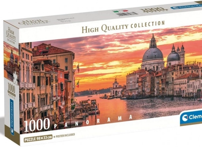 Puzzle 1000 Teile Kompakt Panorama Großer Kanal Venedig