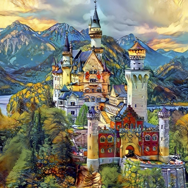 Puzzel Neuschwanstein 1000 stukjes BLUEBIRD
