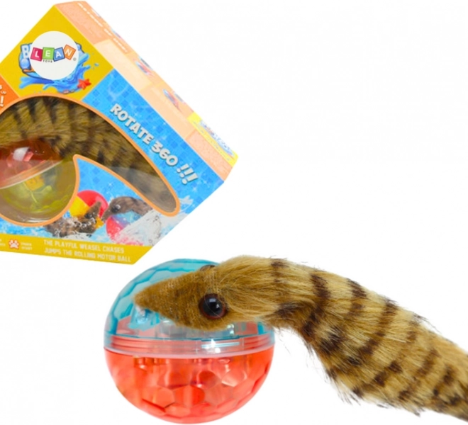 Interactive Play Ball with Tail for Kids' Bathing