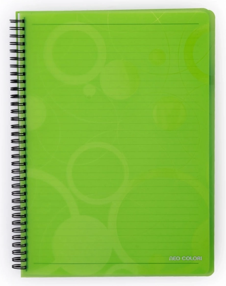 Spiral Notebook A5 Neo Colori Green