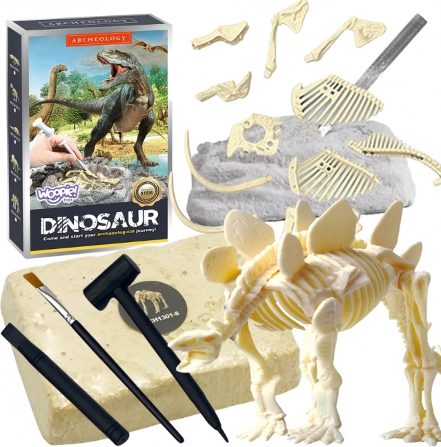 Jouet créatif Woopie dinosaure squelette fouilles