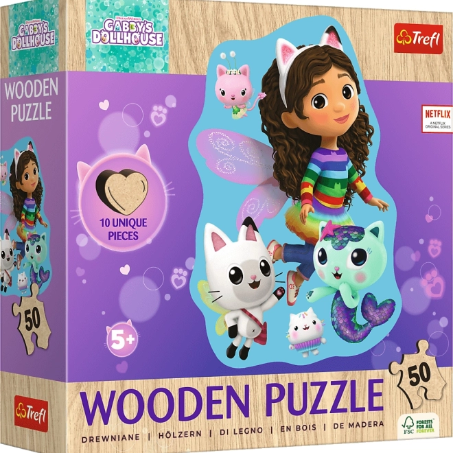 Houten Puzzel Gabynin Magisch Huisje 50 Stukken