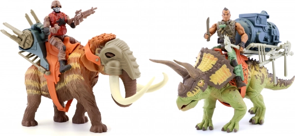 Primal Clash rider on dinosaur 25 cm – mammoth or triceratops