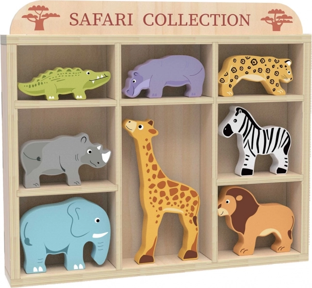 Wooden Safari Animals Set 2Kids Toys