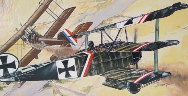 Modelvliegtuig Fokker Dr.1