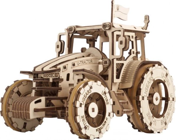 UGEARS puzzle mécanique 3D en bois Tracteur