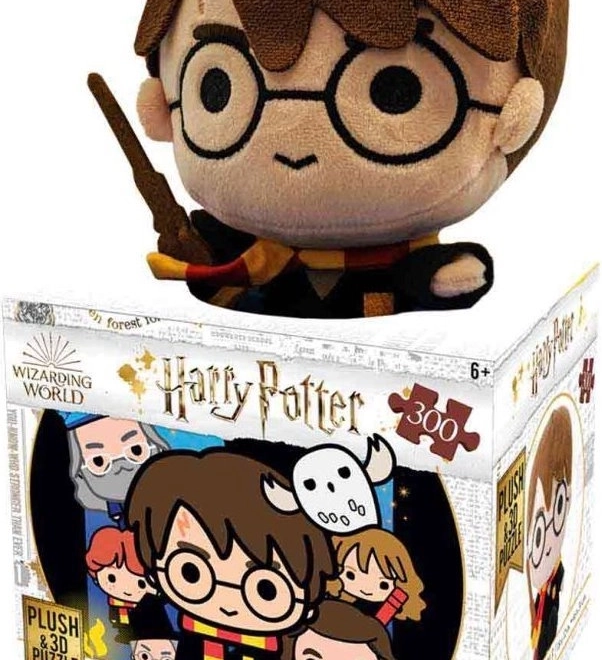 Puzzle 3D Harry Potter 300 pièces avec jouet en peluche