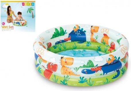 Intex opblaasbaar kinderzwembad met dinosaurussen 61 × 22 cm