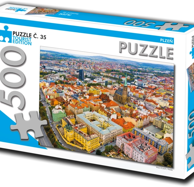 Puzzle Pilsen 500 pieces tourist edition