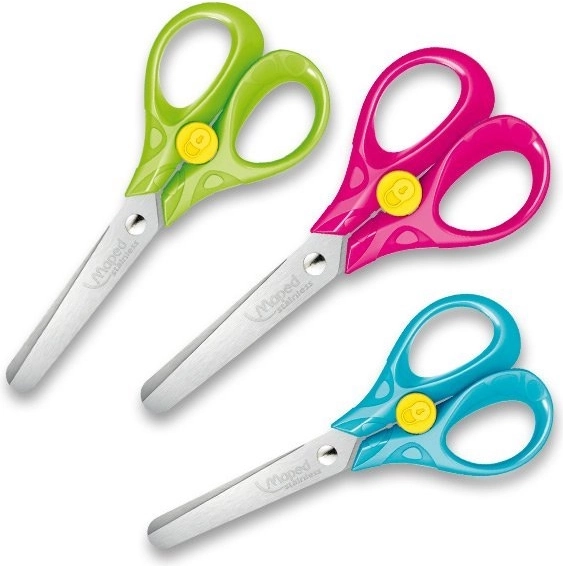 MAPED Schere mit runder Spitze 13 cm für Rechtshänder