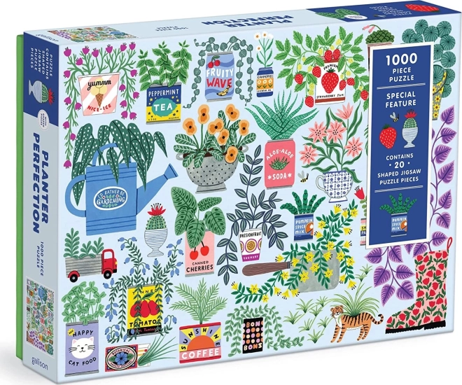 Galison Puzzle Flower Planting 1000 Pieces