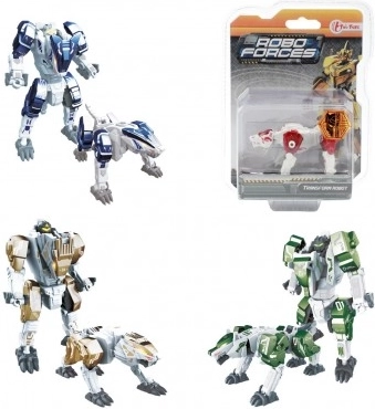 Transformierbares Tier oder Roboter aus Kunststoff 9cm in Blisterverpackung