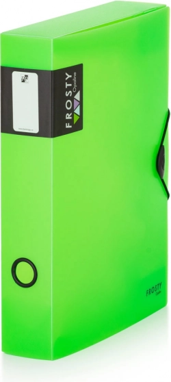 Doos met elastiek A4 Opaline Frosty groen