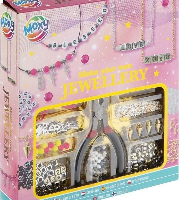 MOXY kit de fabrication de bijoux avec lettres