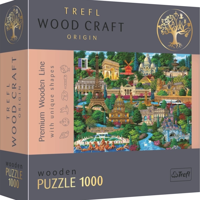 Puzzle en bois TREFL Lieux célèbres de France 1000 pièces