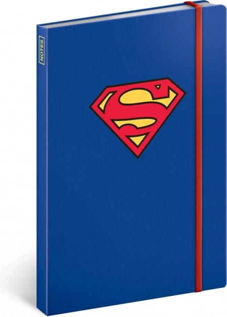 Superman-Notizbuch mit festem Einband und Symbol