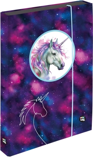 Boîte à cahiers A5 JUMBO OXYBAG OXY GO licorne