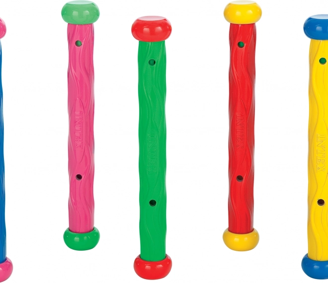 Bâtonnets colorés pour la plongée - 5 pièces