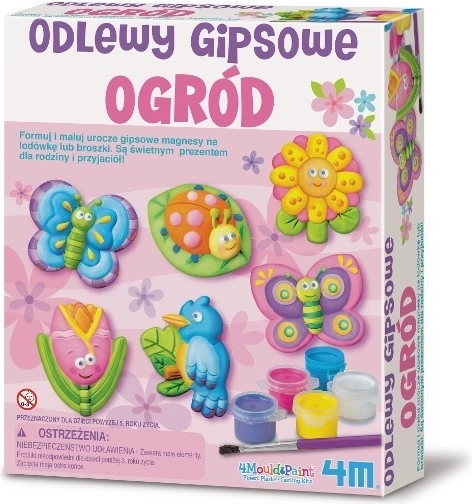Kit créatif de moulages en plâtre – jardin