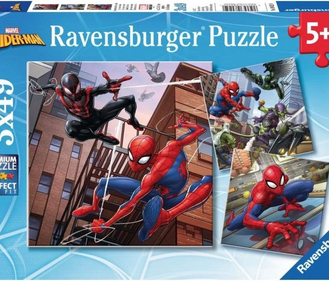 Ravensburger Puzzle Spider-Man 3x49 Pieces