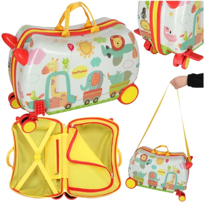 Children's rolling suitcase with animal motif – Zoo